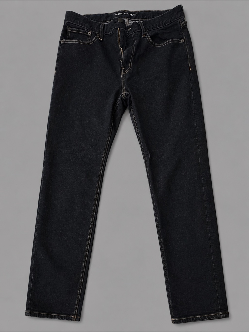 Old Navy Men’s Slim Taper Built-In Flex Jeans 36x32 Dark Wash
